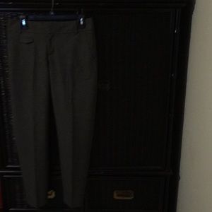 Banana republic gray and ankle pants fully lined.